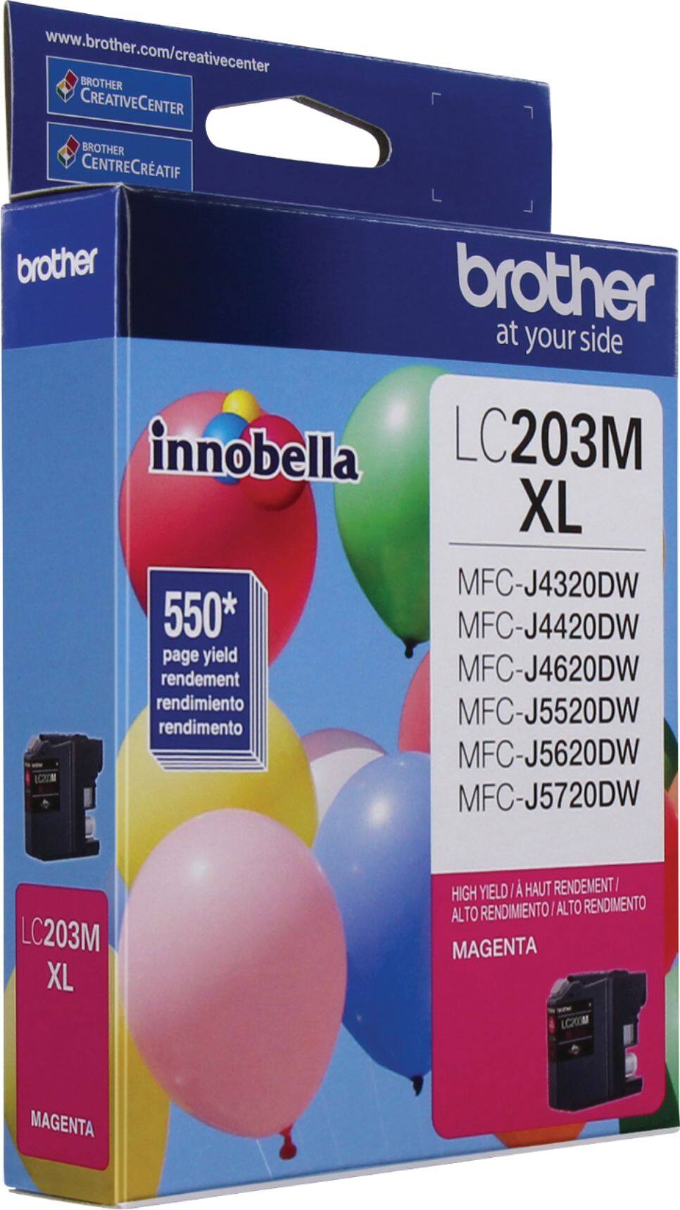 Alt View 12. Brother - LC203M XL High-Yield - Magenta Ink Cartridge.