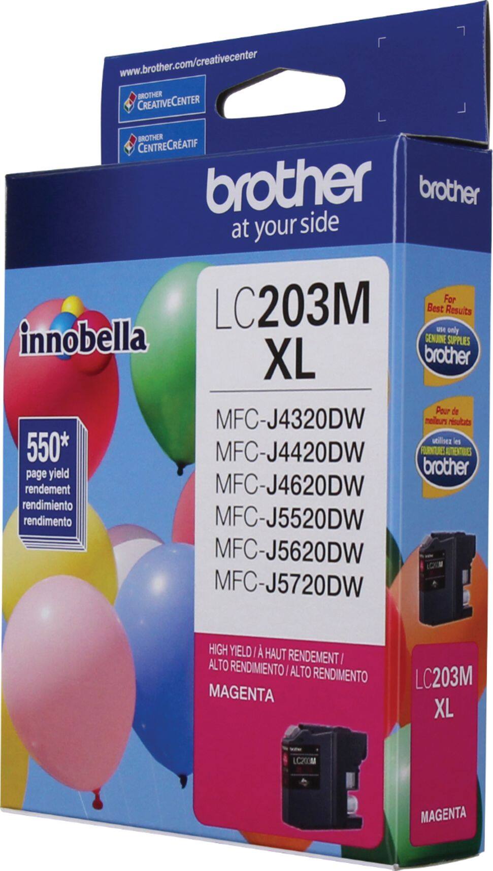 Alt View 13. Brother - LC203M XL High-Yield - Magenta Ink Cartridge.
