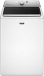 Front. Maytag - 5.3 Cu. Ft. High Efficiency Top Load Washer with Deep Clean Option - White.