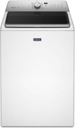 Maytag - 5.3 Cu. Ft. High Efficiency Top Load Washer with Deep Clean Option - White - Front_Zoom