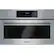 Front. Bosch - Benchmark Series 29.8" Built-In Single Electric Steam Convection Wall Oven - Stainless Steel.