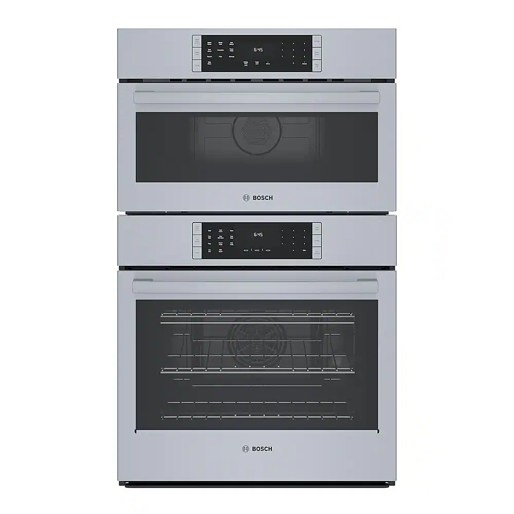 Bosch - Benchmark Series 29.8" Built-In Electric Convection Double Wall Oven - Stainless Steel