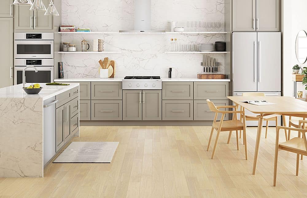 Alt View 2. Bosch - Benchmark Series 29.8" Built-In Electric Convection Double Wall Oven - Stainless steel.