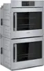 Angle. Bosch - Benchmark Series 29.8" Built-In Electric Convection Double Wall Oven - Stainless steel.