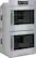 Angle. Bosch - Benchmark Series 29.8" Built-In Electric Convection Double Wall Oven - Stainless steel.