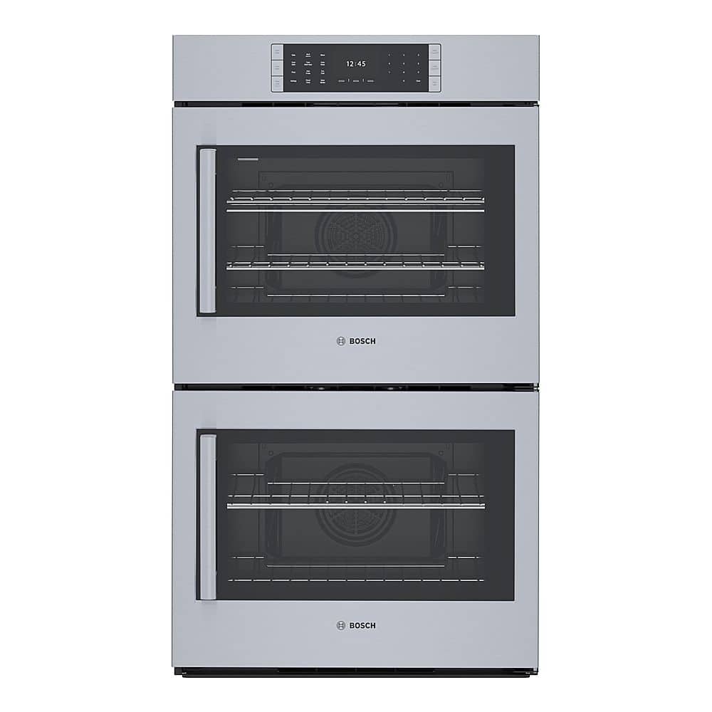 Bosch - Benchmark Series 29.8" Built-In Electric Convection Double Wall Oven - Stainless Steel - Front_Zoom