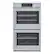 Front. Bosch - Benchmark Series 29.8" Built-In Electric Convection Double Wall Oven - Stainless steel.