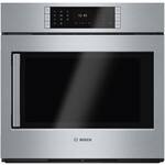 Bosch - Benchmark Series 29.8" Built-In Single Electric Convection Wall Oven - Stainless steel - Front_Standard