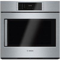 Bosch - Benchmark Series 29.8" Built-In Single Electric Convection Wall Oven - Stainless Steel - Front_Zoom