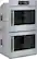 Angle. Bosch - Benchmark Series 29.8" Built-In Electric Convection Double Wall Oven - Stainless steel.