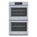 Front Zoom. Bosch - Benchmark Series 29.8" Built-In Double Electric Convection Wall Oven - Stainless steel.