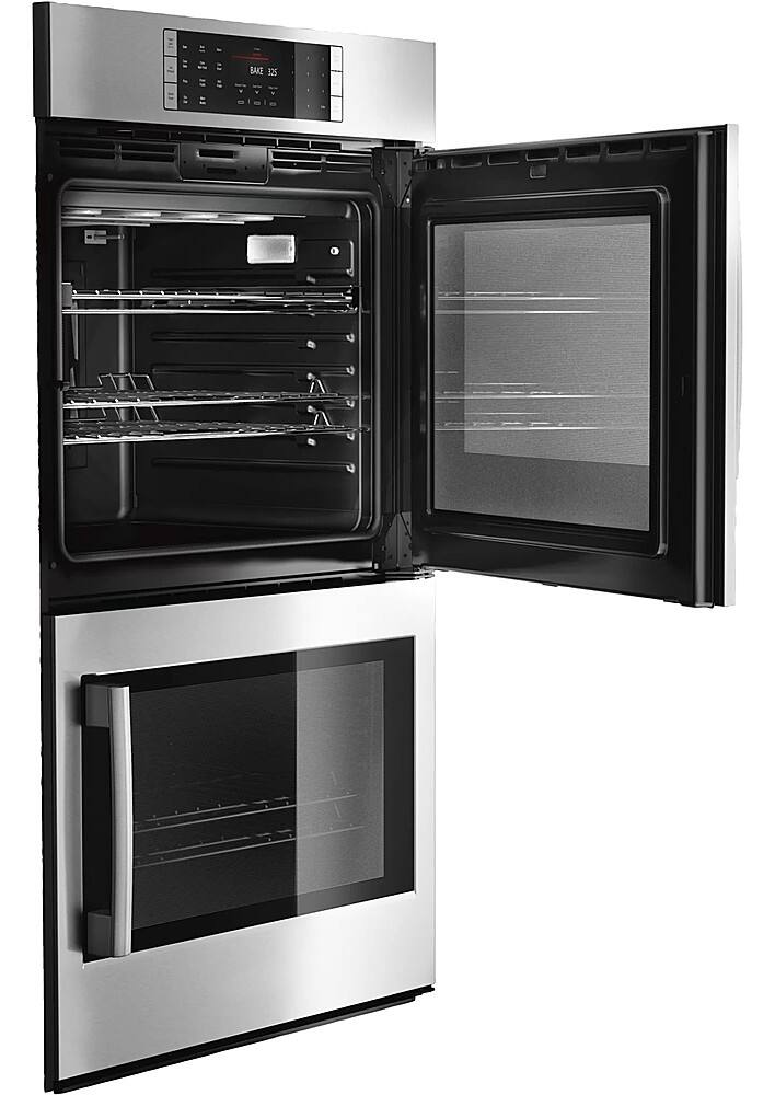 Alt View 1. Bosch - Benchmark Series 29.8" Built-In Electric Convection Double Wall Oven - Stainless steel.