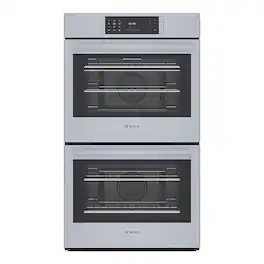 Bosch - Benchmark Series 29.8" Built-In Electric Convection Double Wall Oven - Stainless Steel
