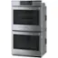 Left. Bosch - Benchmark Series 29.8" Built-In Electric Convection Double Wall Oven - Stainless steel.