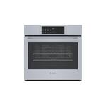 Bosch - Benchmark Series 29.8" Built-In Single Electric Convection Wall Oven - Stainless steel - Front_Standard