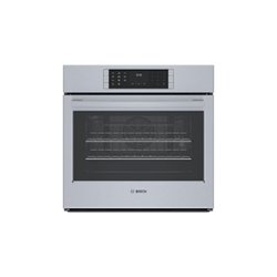 Bosch - Benchmark Series 29.8" Built-In Single Electric Convection Wall Oven - Stainless steel - Front_Zoom
