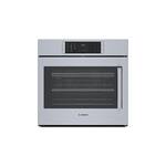 Bosch - Benchmark Series 29.7" Built-In Single Electric Convection Wall Oven - Stainless steel - Front_Standard