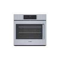 Bosch - Benchmark Series 29.7" Built-In Single Electric Convection Wall Oven - Stainless Steel - Front_Zoom