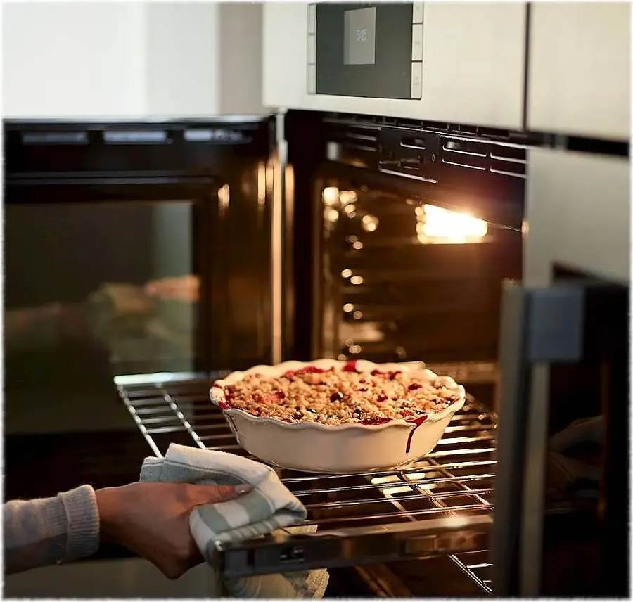 Alt View 19. Bosch - Benchmark Series 29.7" Built-In Single Electric Convection Wall Oven - Stainless steel.