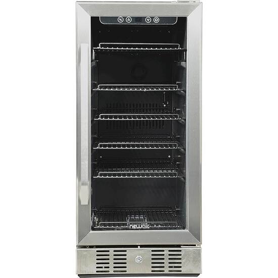 NewAir 96 Can Built In Beverage Cooler with Precision Temperature Controls and Adjustable Shelves Stainless Steel ABR 960 Best Buy