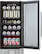 Alt View 13. NewAir - 96-Can Built-In Beverage Cooler with Precision Temperature Controls and Adjustable Shelves - Stainless Steel.