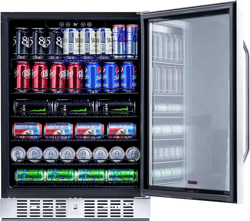 NewAir 177-Can Built-In Beverage Cooler with Precision Temperature Controls  and Adjustable Shelves Stainless Steel ABR-1770 - Best Buy