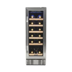 NewAir - 19-Bottle Wine Cooler - Stainless steel - Front_Zoom