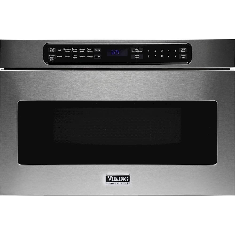 Zoom in on Front Zoom. Viking - 1.2 Cu. Ft. Built-In Microwave - Stainless steel.
