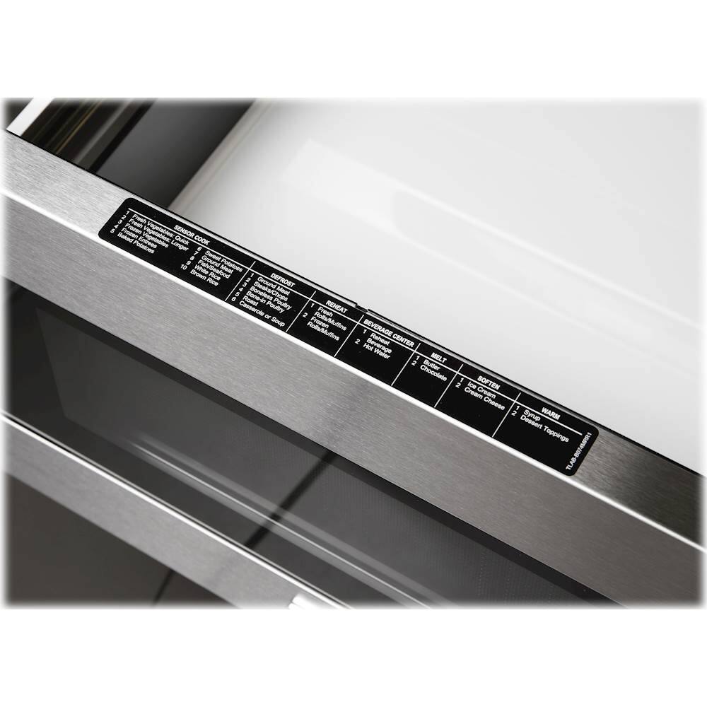 Alt View 1. Viking - 1.2 Cu. Ft. Built-In Microwave - Stainless Steel.