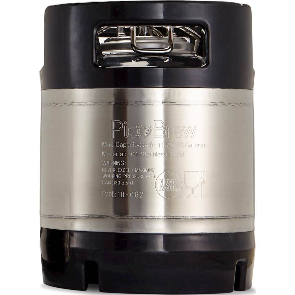 Front. Picobrew - Pico Brewing Keg - Silver.