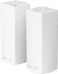 Linksys - Velop AC2200 Tri-Band Mesh Wi-Fi 5 System (2-pack) - White - Front_Zoom