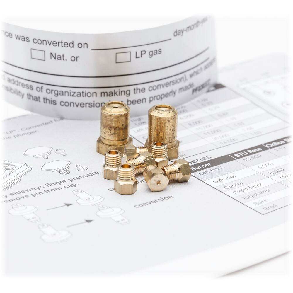 Alt View 11. Viking - Natural Gas To LPG Conversion Kit for Viking Gas Cooktops - yellow.