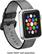 Angle. Modal™ - Woven Nylon Band Watch Strap for Apple Watch 38mm - Black.