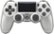 Front. Sony - DualShock 4 Wireless Controller for Sony PlayStation 4 - Silver.