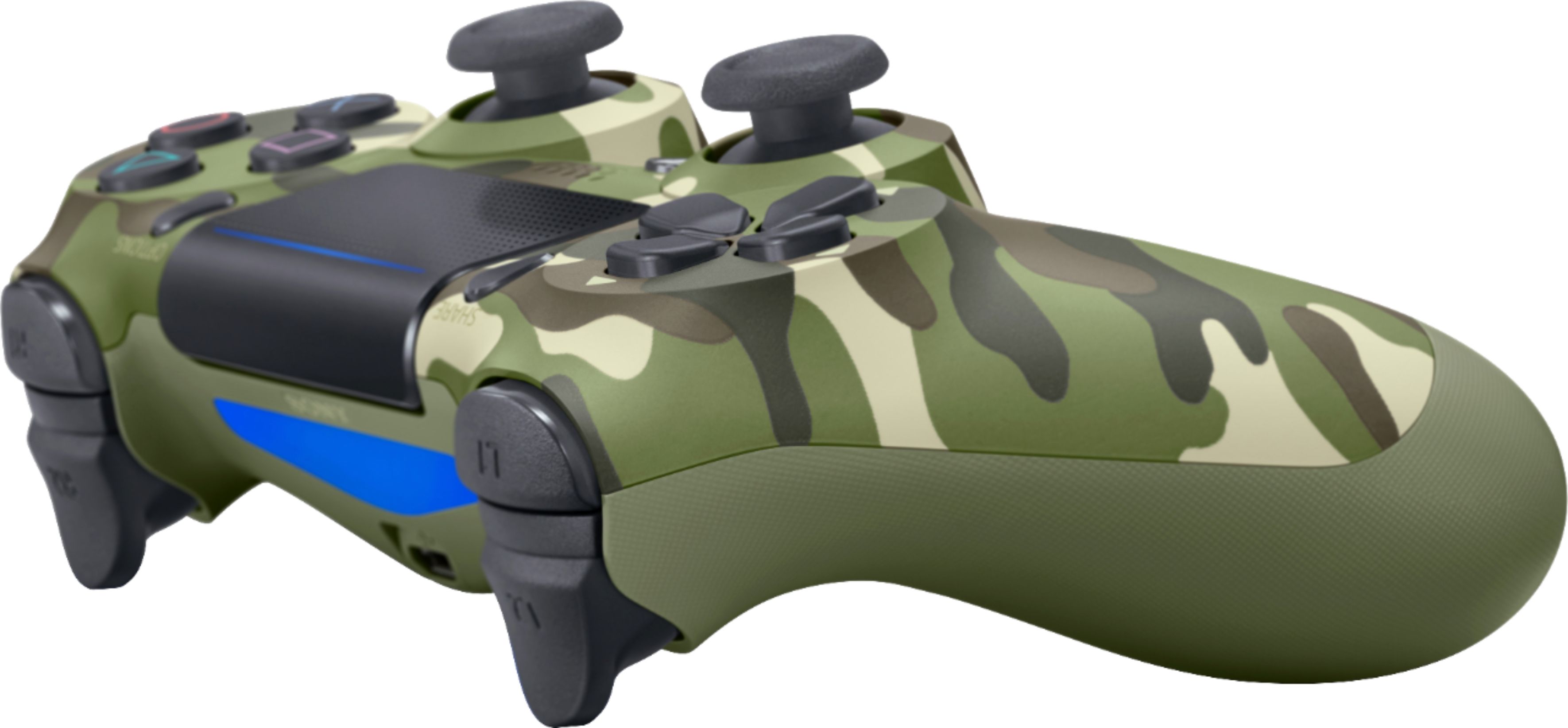 Misschien steenkool complexiteit DualShock 4 Wireless Controller for Sony PlayStation 4 Green Camouflage  3001544 - Best Buy