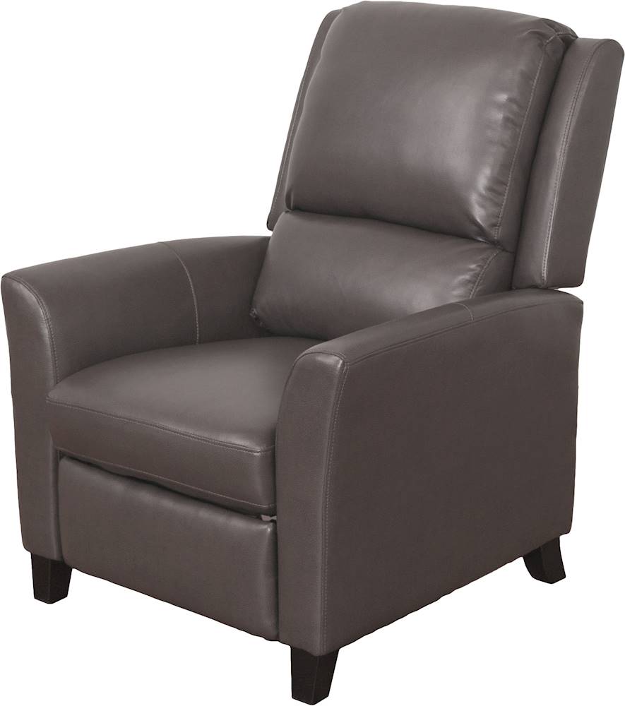 Left View: CorLiving - Kate Recliner - Brownish Gray
