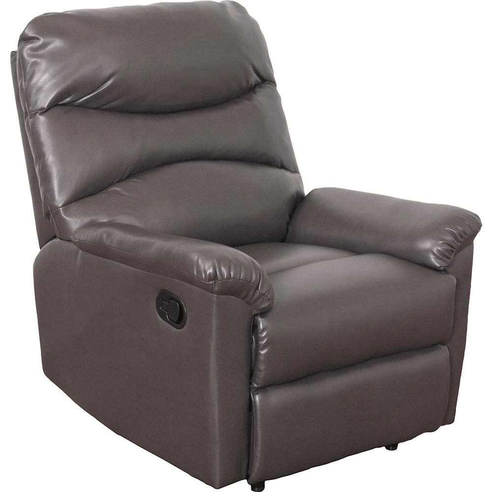 Best Buy: CorLiving Luke Recliner Brownish Gray LZY-429-R