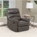 Alt View 14. CorLiving - Luke Recliner - Brownish Gray.