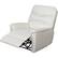 Alt View 13. CorLiving - Luke Recliner - White.