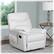 Alt View 15. CorLiving - Luke Recliner - White.