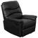Front. CorLiving - Luke Recliner - Black.