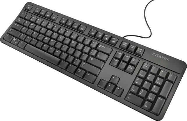 Insignia™ - USB Keyboard - Black