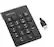 Angle. Insignia™ - USB Keypad - Black.