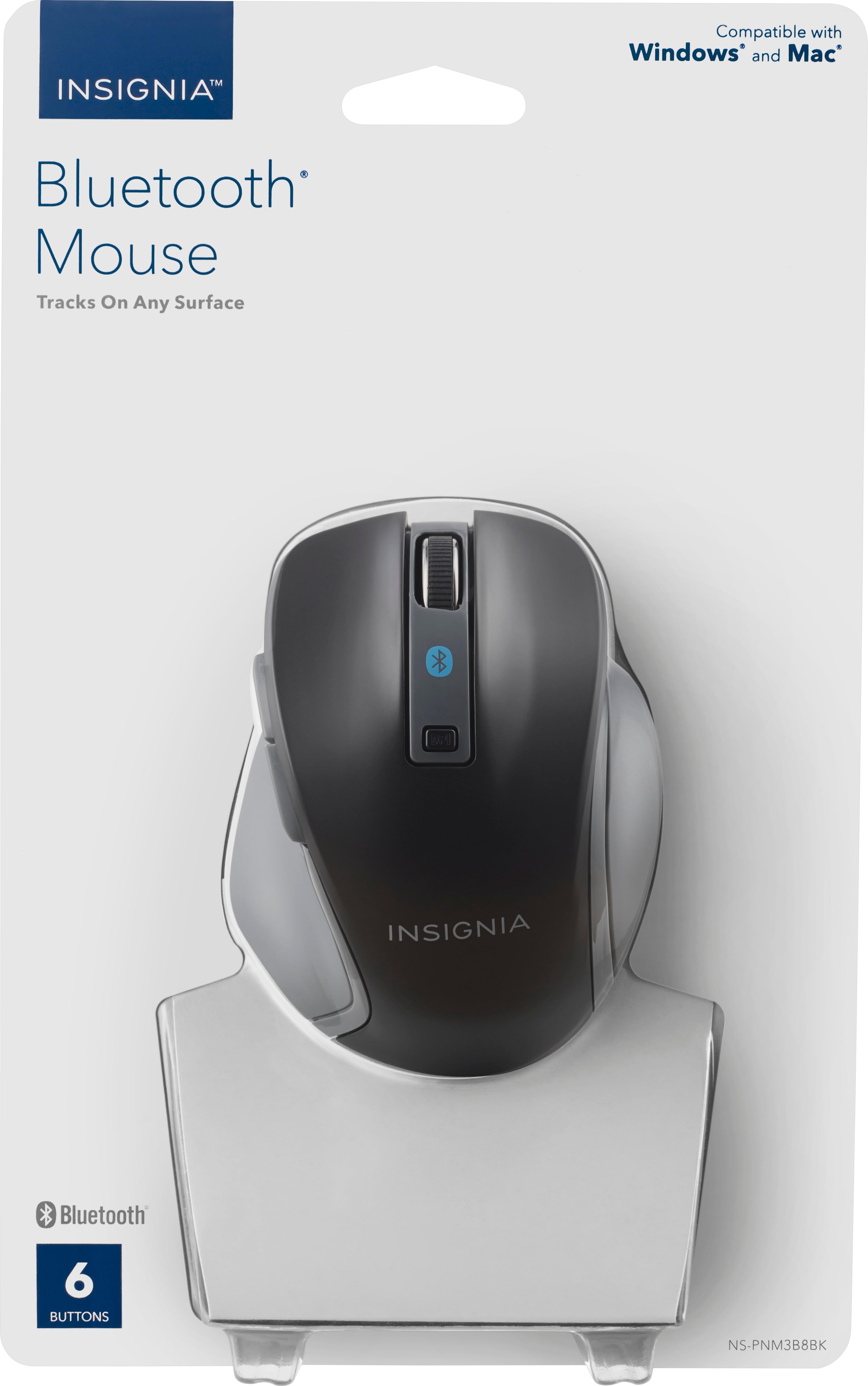 Insignia™ Bluetooth Optical Standard Mouse Black NS-PNM3B8BK - Best Buy