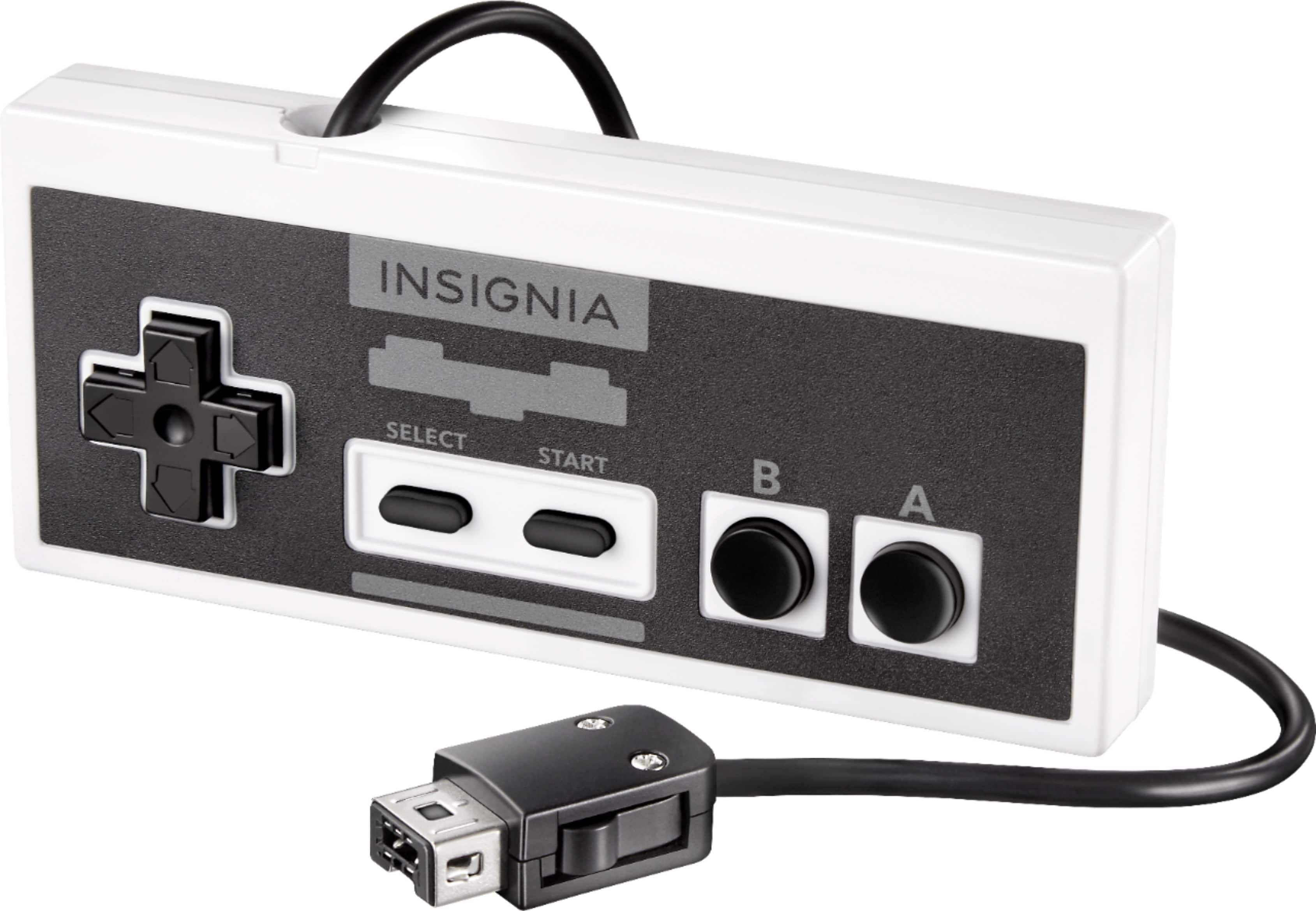 Angle. Insignia™ - Wired Controller for NES Classic Edition - White.