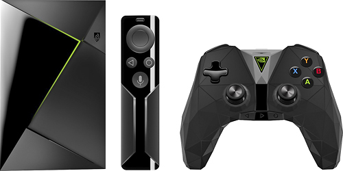  NVIDIA - SHIELD TV Gaming Edition - 4K HDR Streaming Media Player with Google Assistant - Black