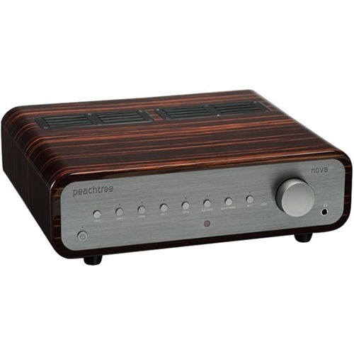 Peachtree Audio - 2400W 2.0-Ch. Amplifier - Gloss ebony mocha
