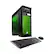 Front. CybertronPC - Rhodium GTX Desktop - AMD FX-Series - 8GB Memory - NVIDIA GeForce GTX 1050 - 1TB Hard Drive - Green.
