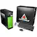 Alt View 12. CybertronPC - Rhodium GTX Desktop - AMD FX-Series - 8GB Memory - NVIDIA GeForce GTX 1050 - 1TB Hard Drive - Green.