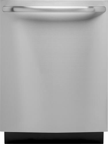 GE - 24" Tall Tub Built-In Dishwasher with Tub - Stainless Steel-Front_Standard 